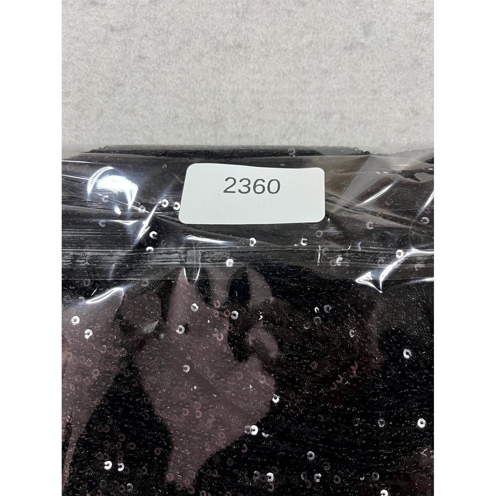 Betsey Johnson Shift Dress Womens Medium Black Sequin Party Cocktail Modern - Picture 7 of 7